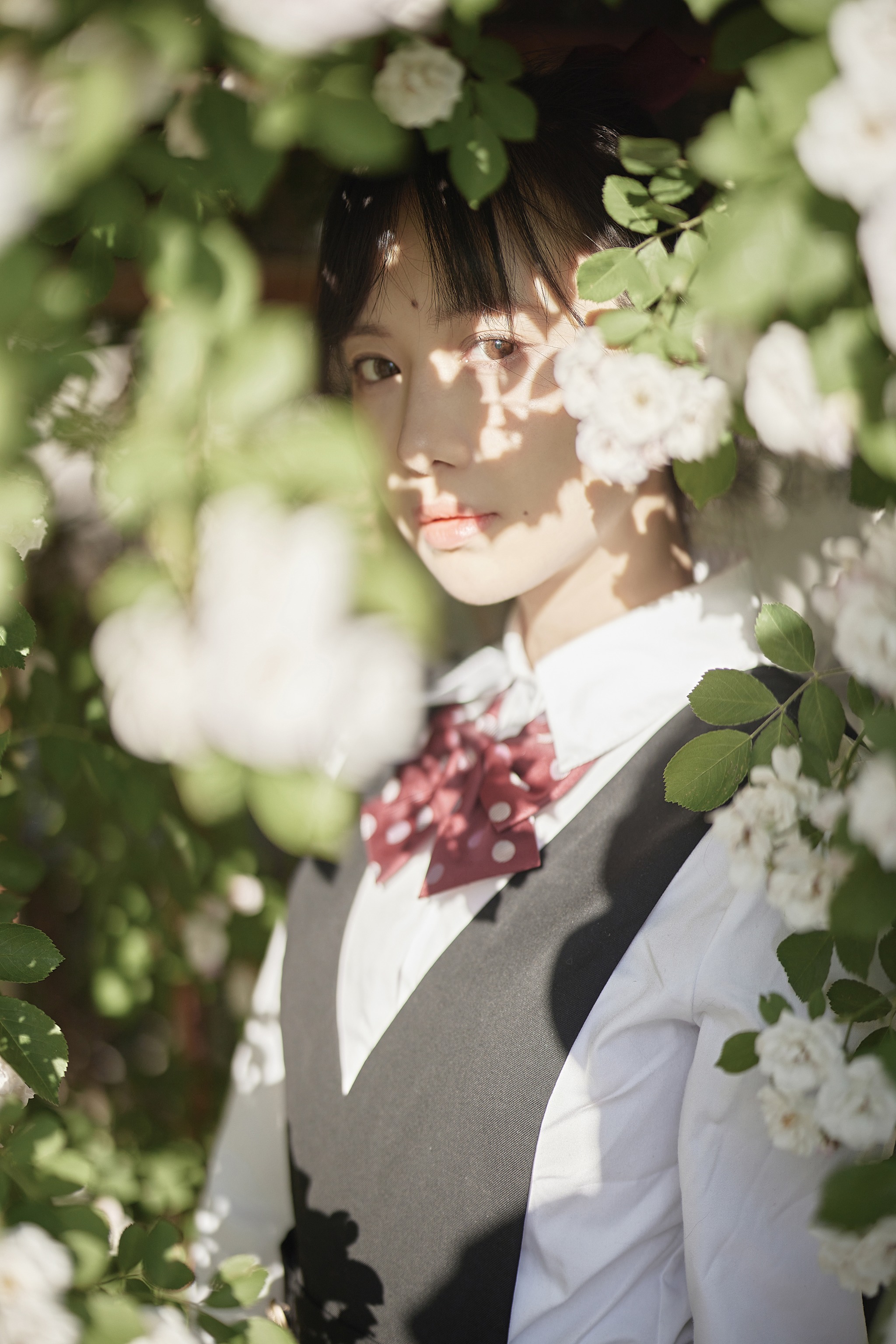 图片[1]-Shika小鹿鹿 – NO.086 蔷薇JK [14P]-XikXak